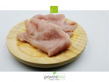 Filetes de pavosbio, carne ecológica de pavo pastoreado